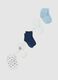 Multipack of short, colourful cotton blend socks for girls_0