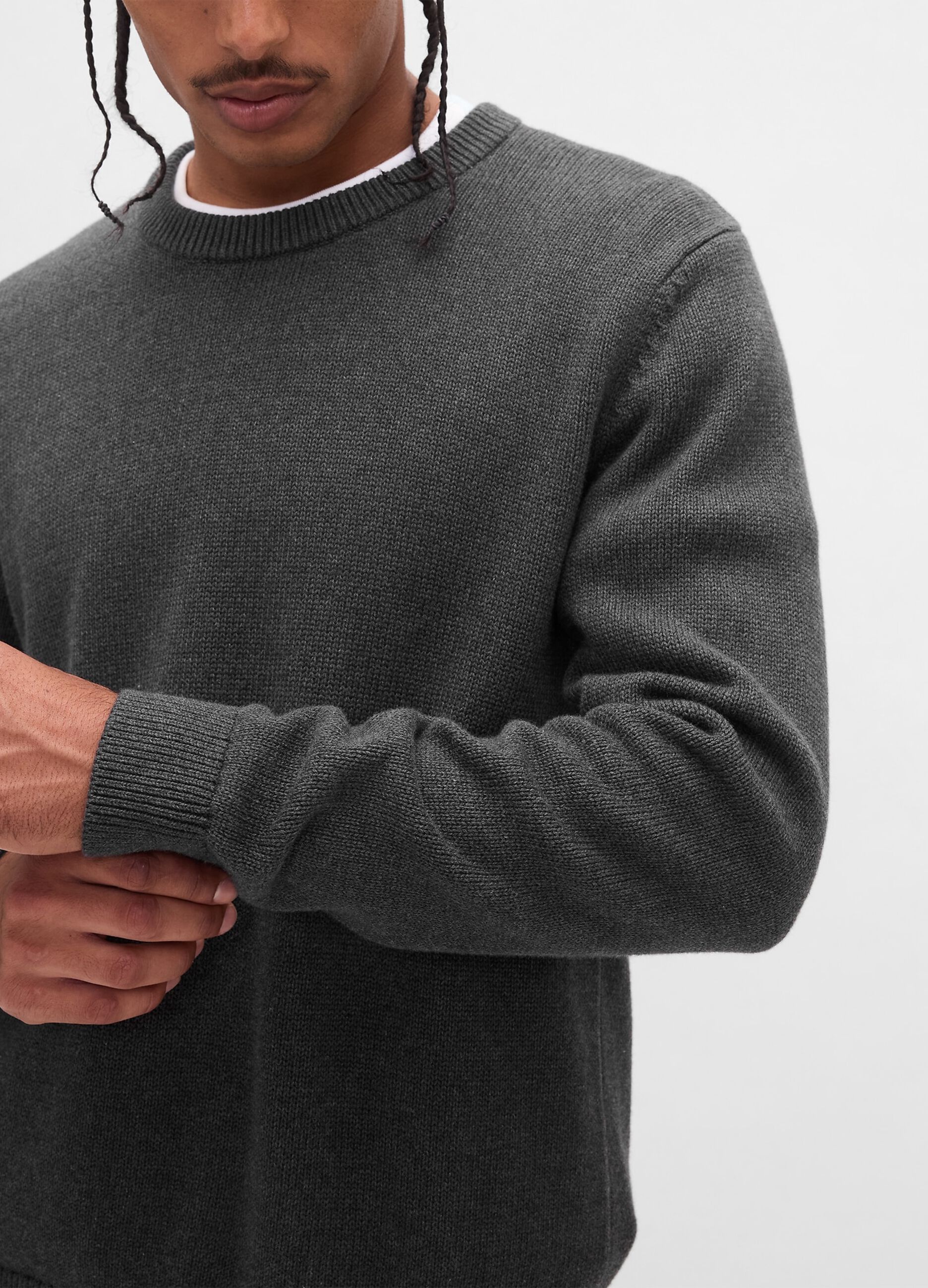Grey cotton sweater