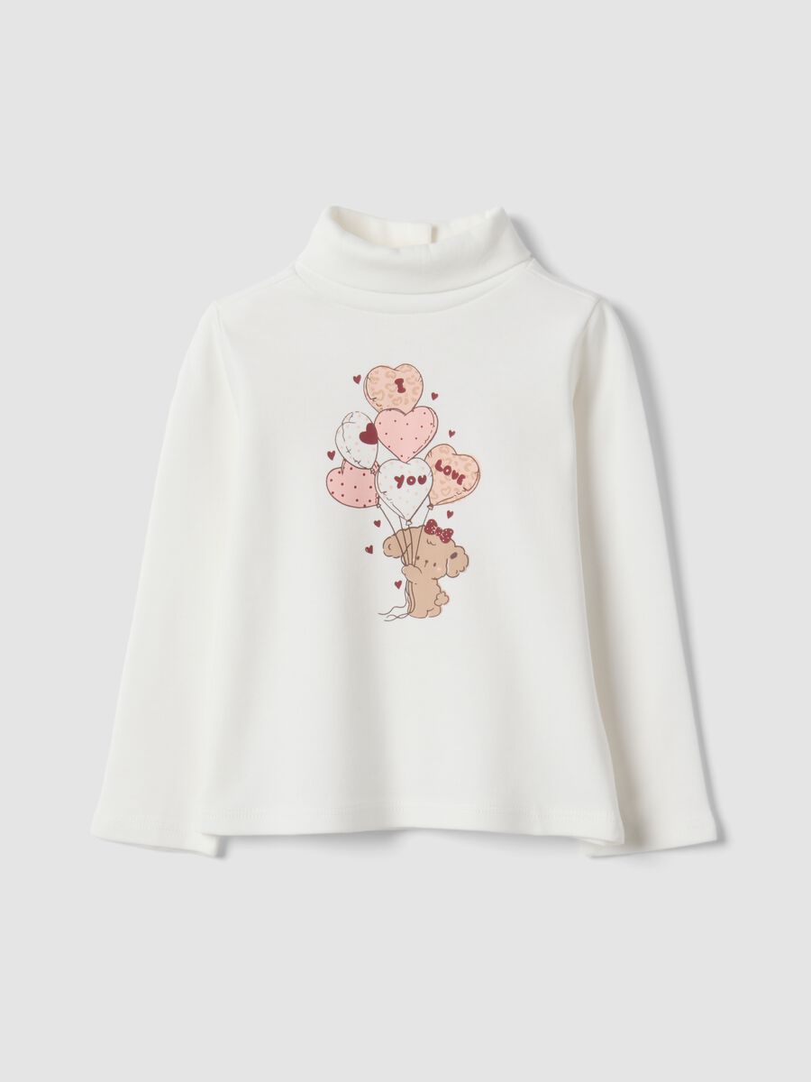 White pure organic cotton crew-neck T-shirt_0