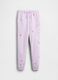Cotton-blend joggers with printed design_3