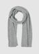 Light grey rib-knit scarf_0