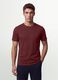 Red pure organic cotton jersey T-shirt, regular fit_0