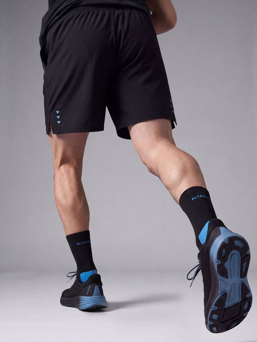 Black stretch easy-dry shorts ALTAVIA_1