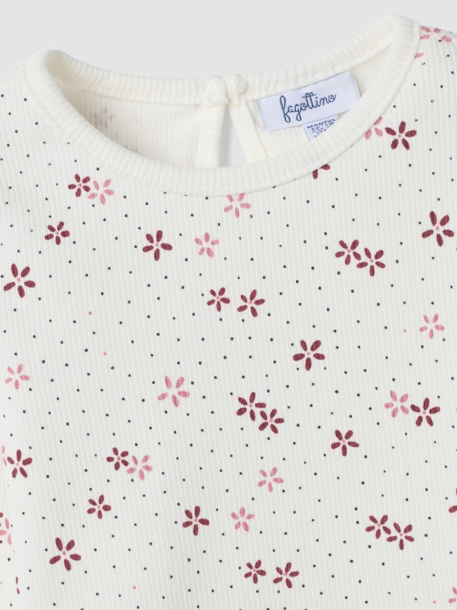 White organic stretch cotton crew-neck T-shirt_2
