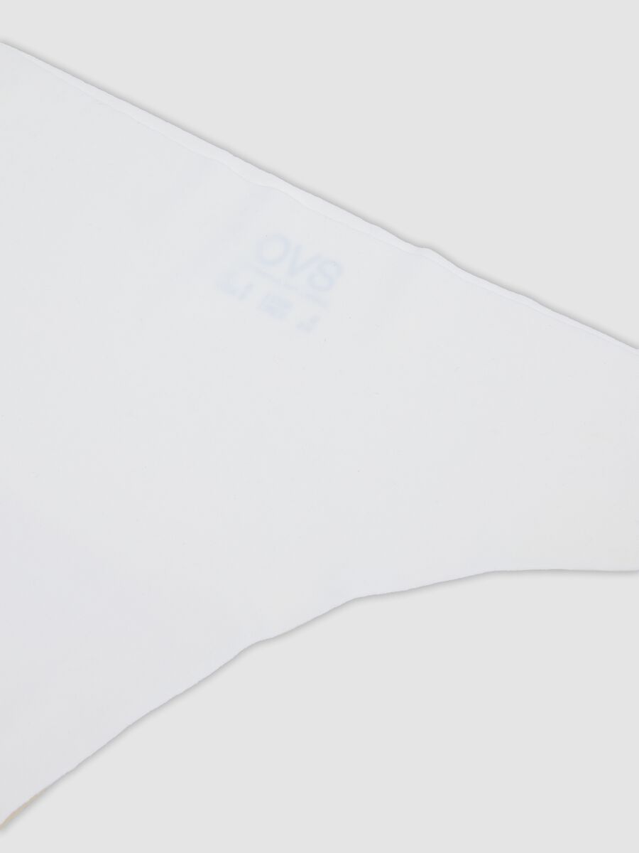 White cotton blend slip with regular fit_6