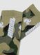 Green camouflage stretch-cotton sports socks_1