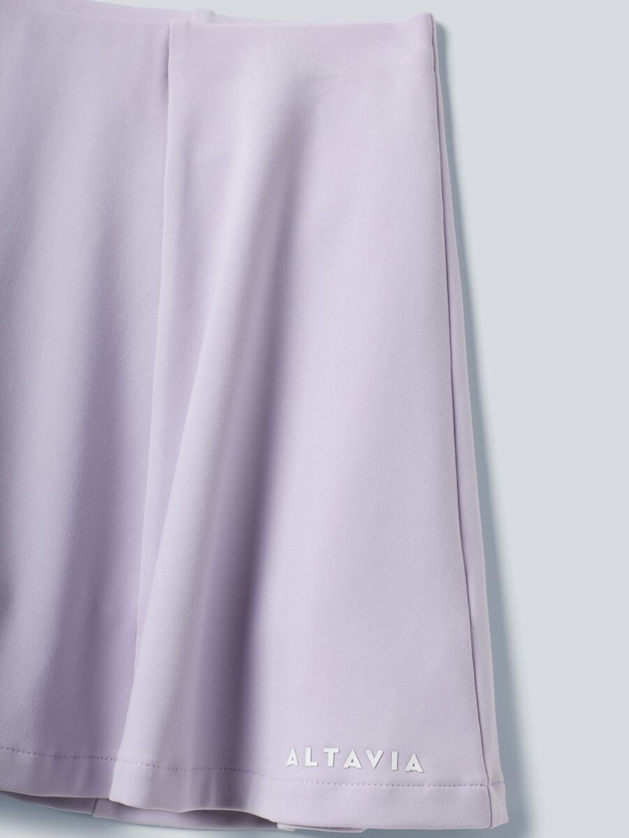 ALTAVIA COURT purple sports skirt in stretch technical fabric_5