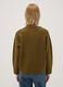 Green stretch-fabric oversized top_3