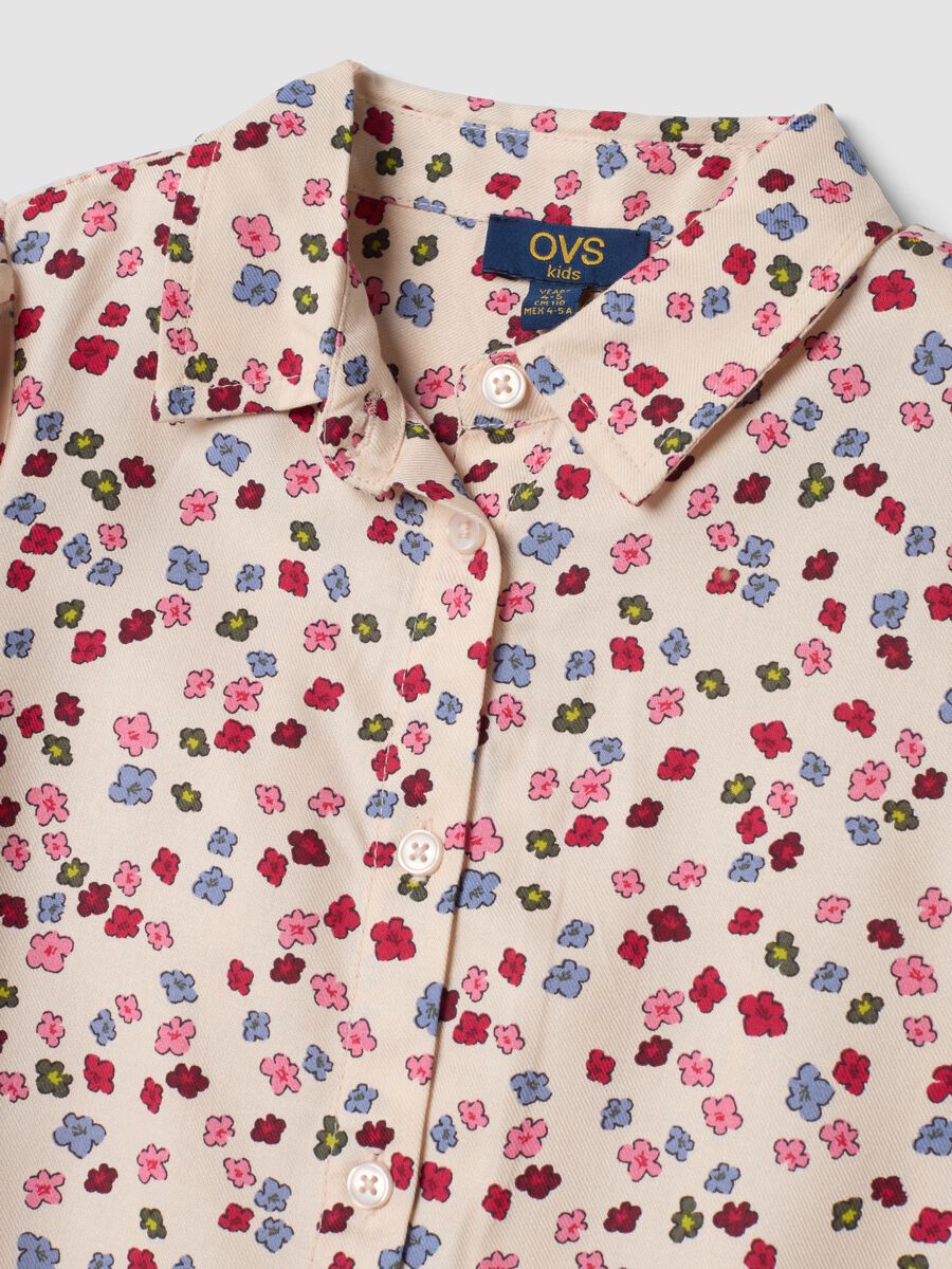Multicolour pure viscose floral print shirt, regular fit_2