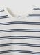 White striped crew-neck T-shirt in pure organic cotton_2