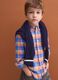 Multicolour pure cotton checked Oxford shirt, regular fit_2
