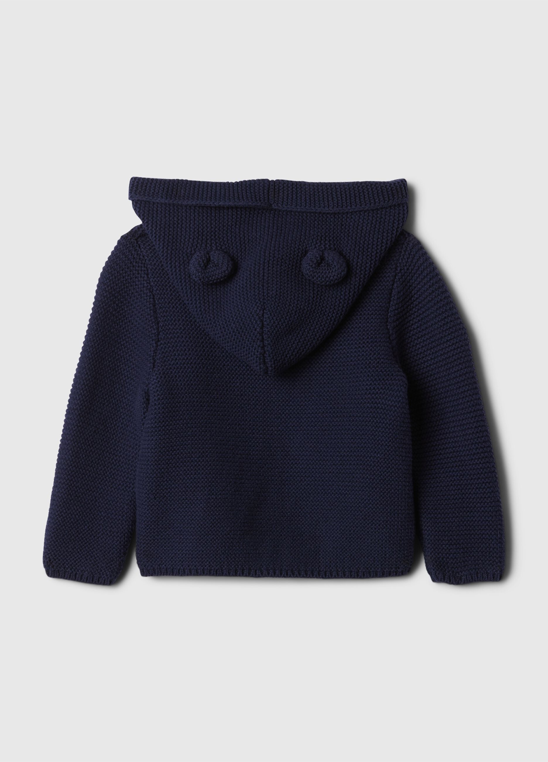 Unisex Blue Cotton Cardigan