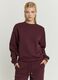 Red regular fit cotton blend sweatshirt_0