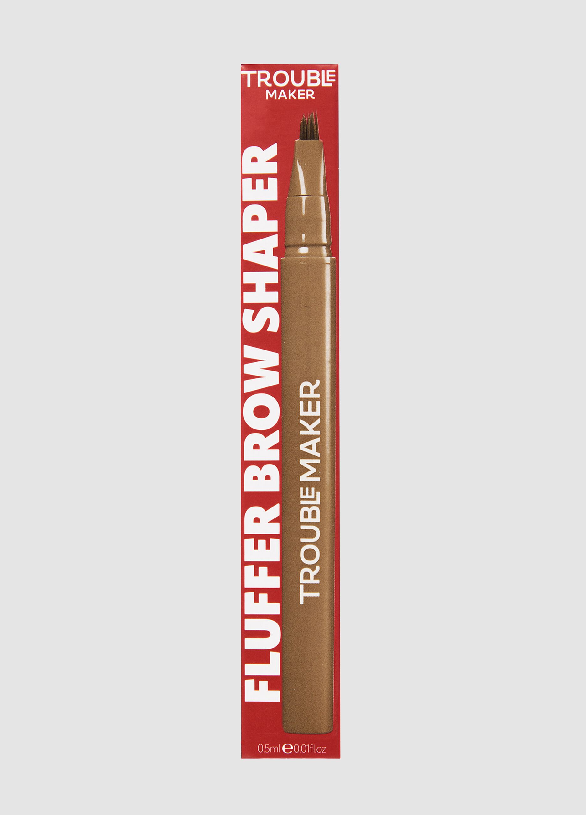Fluffer Brow Brush Natural Brow Pen Light Brown 0.5ml
