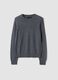 Grey pure wool crew-neck jumper_0