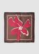Brown floral-pattern scarf_1
