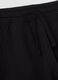 Pantaloni jogger neri in puro cotone con fondo elastico_3