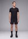ALTAVIA black breathable technical slim-fit T-shirt_1