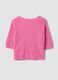 Pink V-neck regular-fit jumper_2