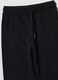 Pantaloni jogger neri in puro cotone regular fit_1
