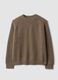 Brown pure cashmere oversized jumper_4
