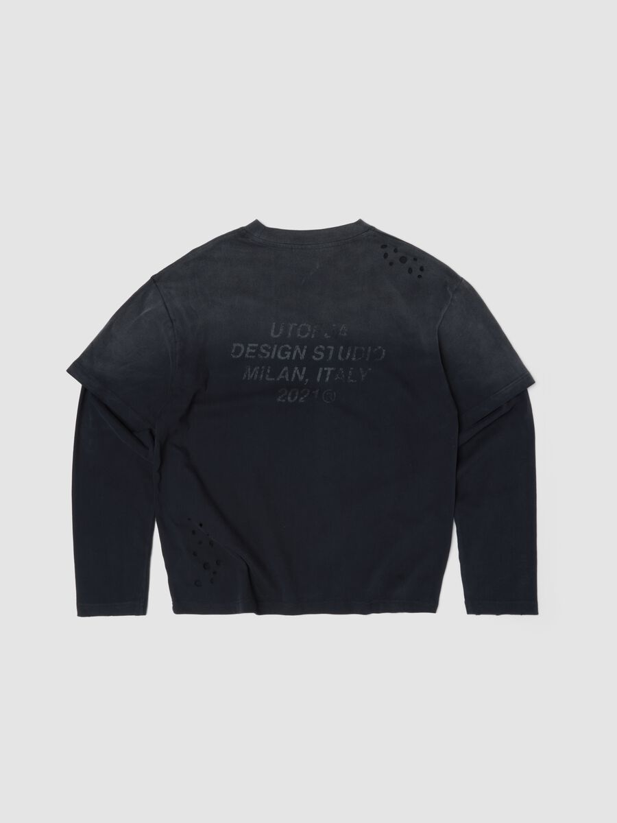 Double Longsleeve Sunfaded Black_5