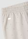 White and beige pure organic cotton set with squirrel embroidery_2