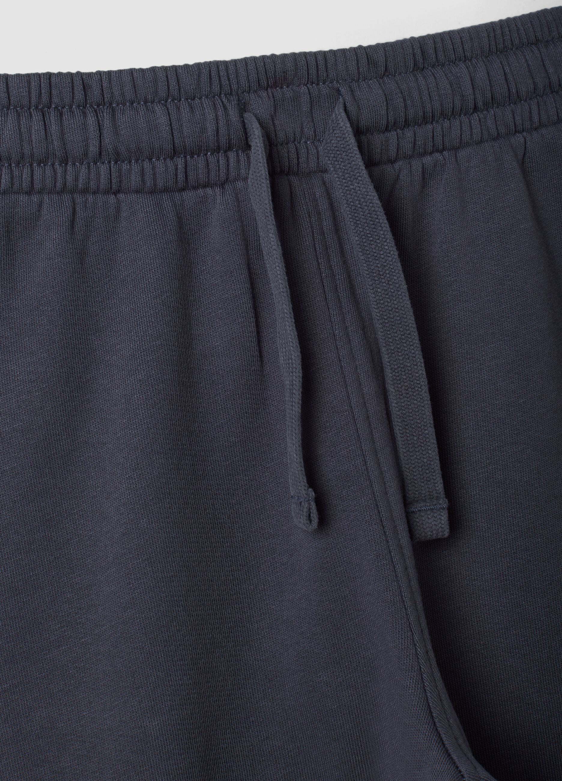 Pantaloni jogger grigi in puro cotone organico