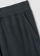 Grey fleece jogger trousers, regular fit_1