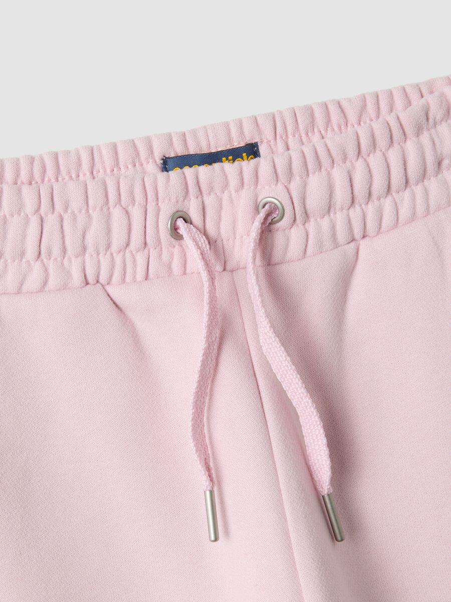 Pink trousers in pure organic cotton_3