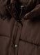 Brown oversized padded hooded puffer jacket_1