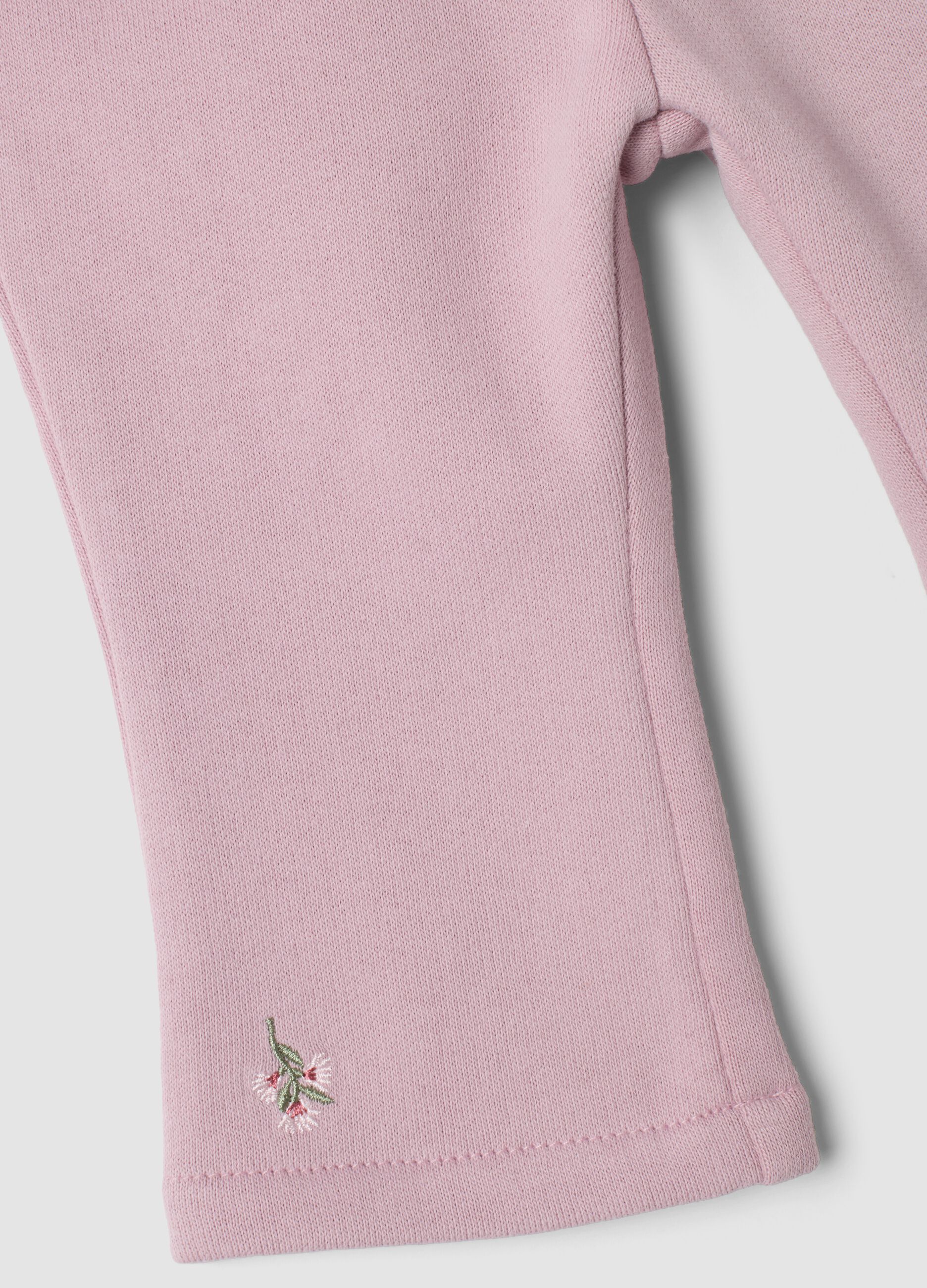 Purple organic cotton set with collar and Disney print