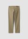 Pantaloni beige in cotone elasticizzato slim fit_7