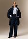Elegant Blue Straight Trousers_0