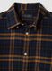 Multicolour pure cotton checked flannel shirt, regular fit_1