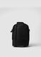 Black trolley bag with shoulder straps and telescopic handle_0
