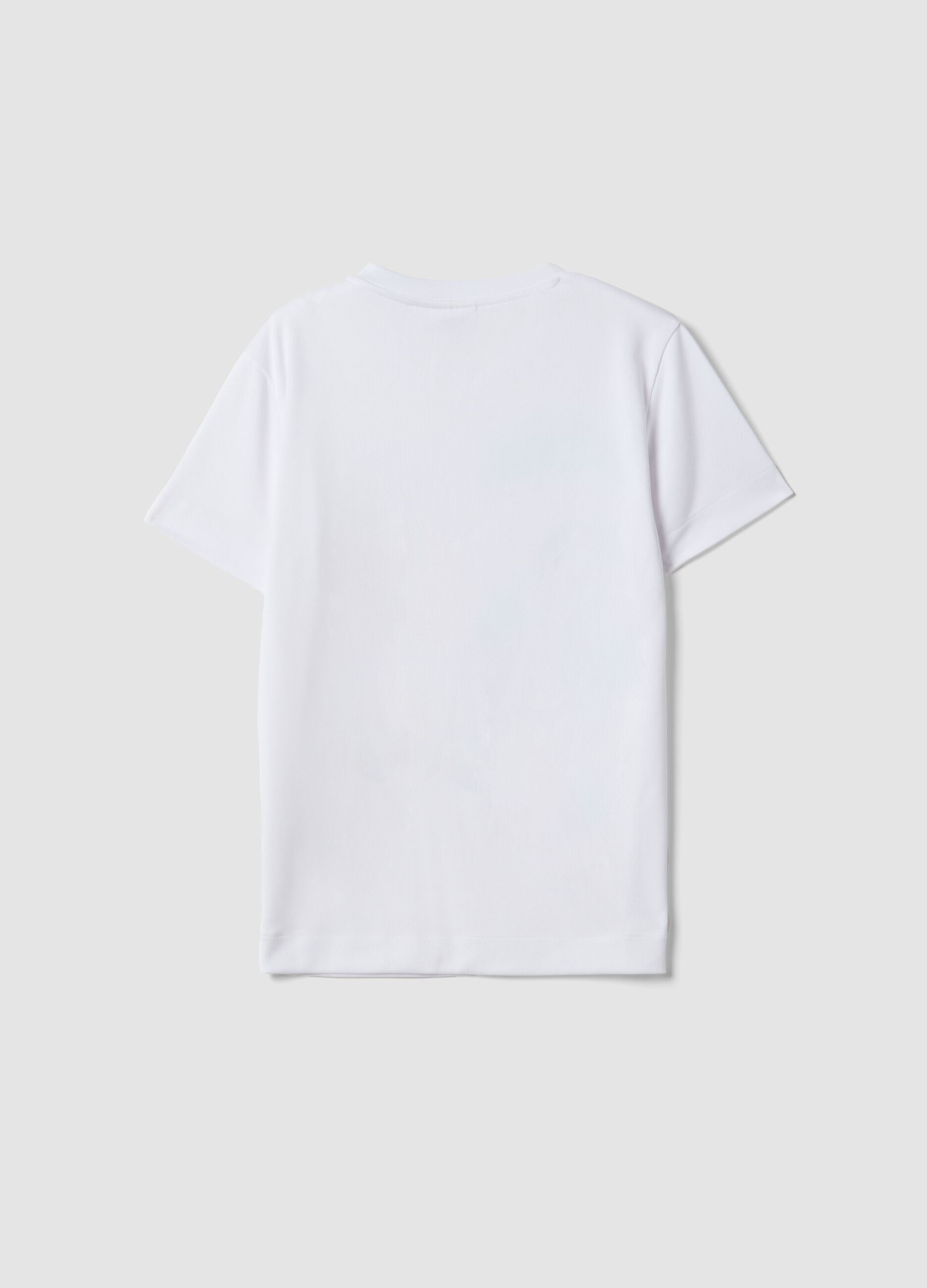 White Simpsons print T-shirt, regular fit