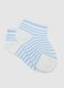 Pack of three short multicolour cotton-blend socks for babies with regular fit_2