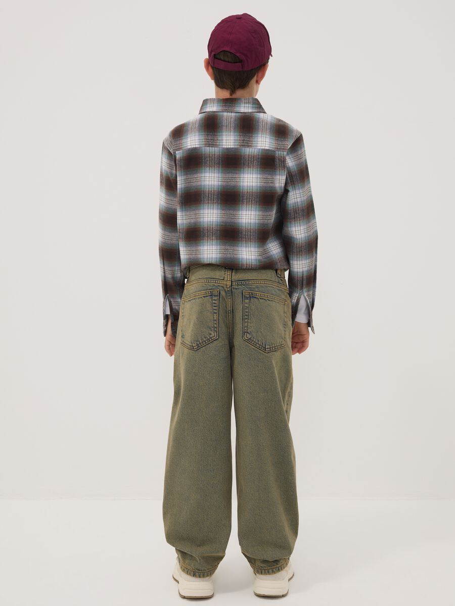 Pure cotton denim jeans, skater fit_2