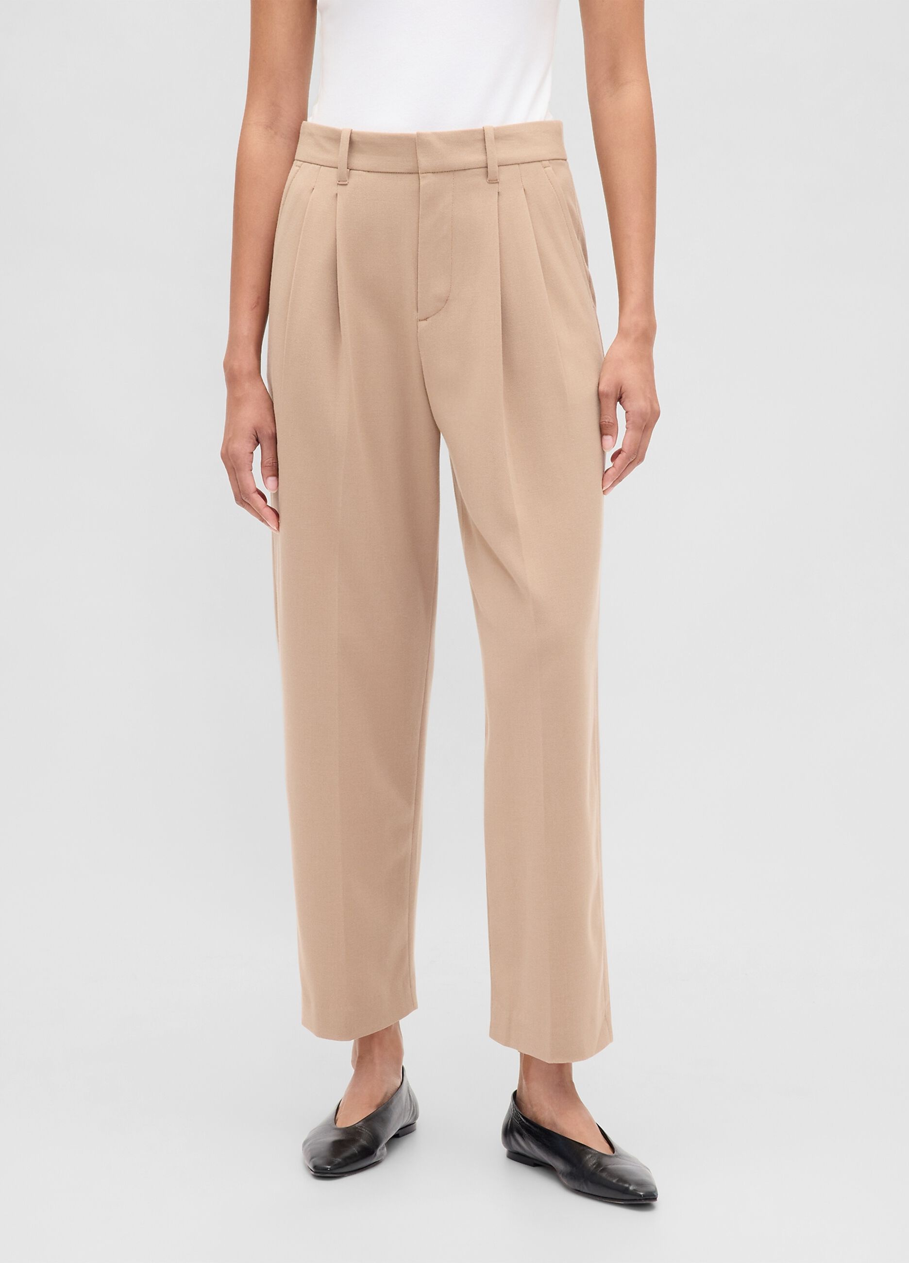 Beige Stretch Trousers