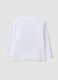 T-shirt bianca in cotone elasticizzato con stampa Mario Kart_1