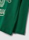 Green crew-neck T-shirt in pure organic cotton_2