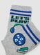 3-pack of multicolour short socks in stretch organic cotton for boys_1