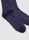 Tripack di calze lunghe blu navy in cotone organico elasticizzato_2