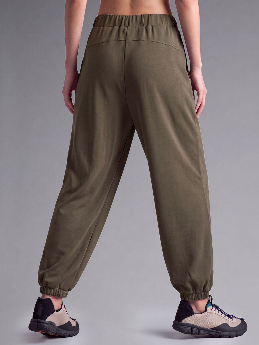 Green soft-touch joggers ALTAVIA STUDIO_4
