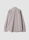 Grey poplin shirt in lyocell blend with easy-iron French collar_2