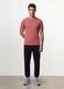 Pink pure cotton regular-fit short-sleeve T-shirt_1