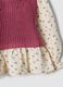 Pink crew-neck jumper in a viscose-cotton blend_2