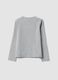 Grey stretch cotton long-sleeve T-shirt with K-Pop Demon Hunters print_1