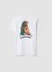 Boys' white pure cotton t-shirt regular fit with prints_4